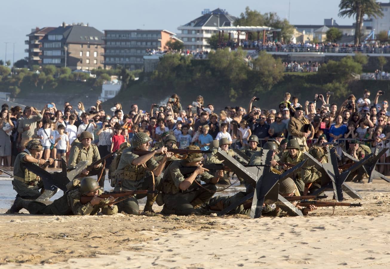 Fotos: Así ha sido el desembarco sin barcos en El Sardinero