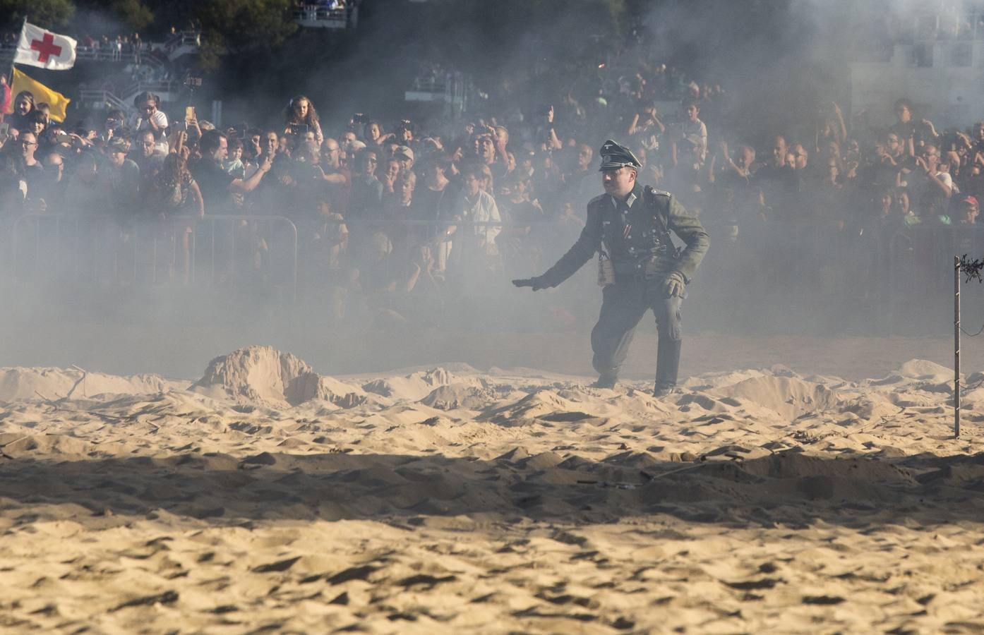 Fotos: Así ha sido el desembarco sin barcos en El Sardinero