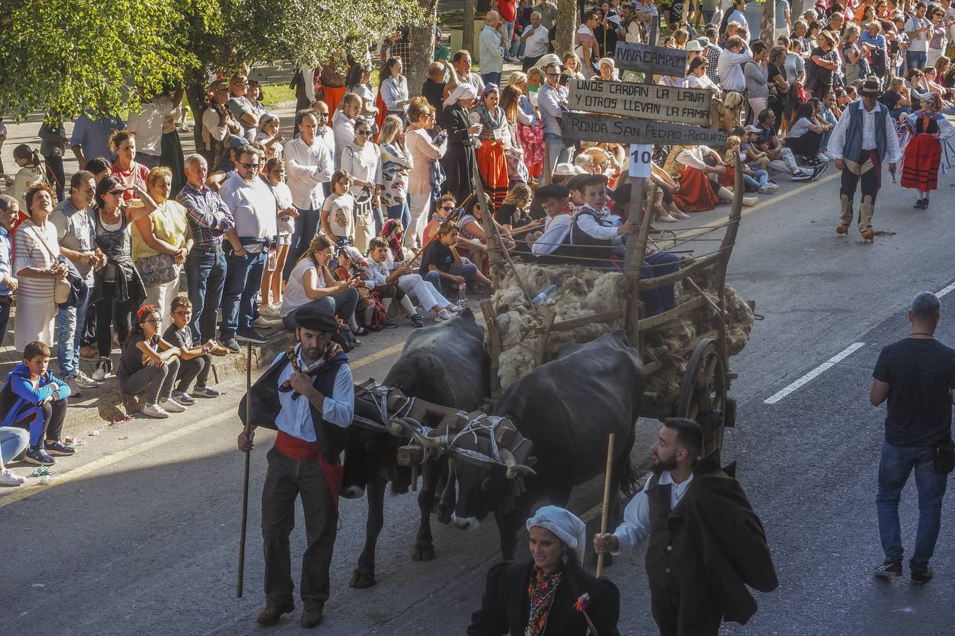 Fotos: Quince carretas y diez agrupaciones folclóricas participarán hoy en el Día de Campoo