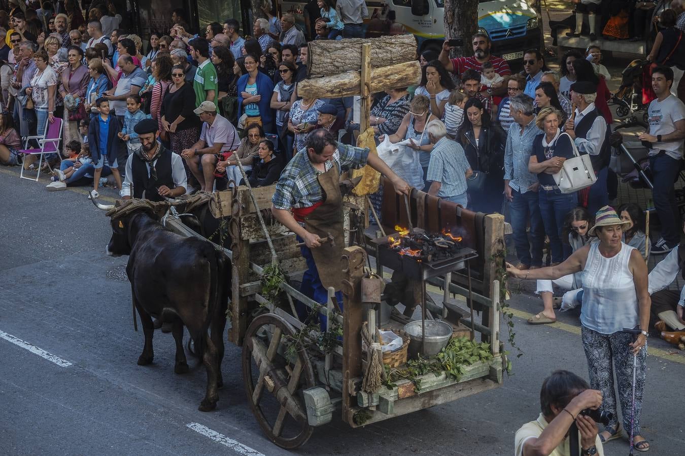 Fotos: Quince carretas y diez agrupaciones folclóricas participarán hoy en el Día de Campoo