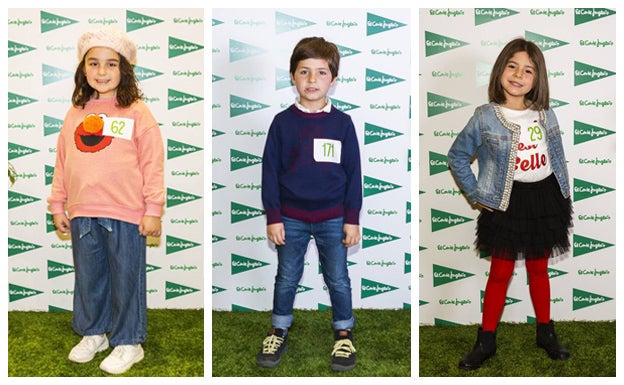 Galería. Pequeños modelos cántabros de ediciones anteriores del desfile infantil de El Corte Inglés.