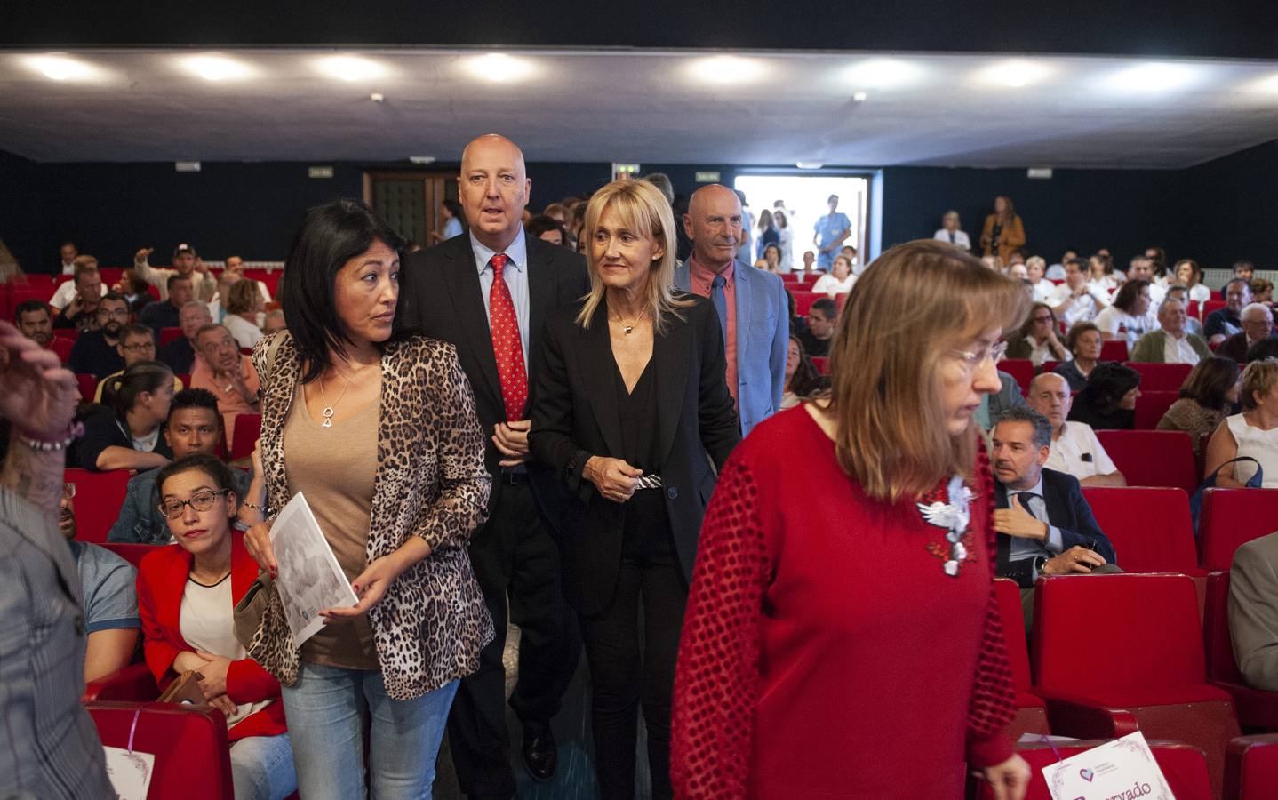 Un momento de la entrega de premios en la que Nadal da las gracias a través de un vídeo.