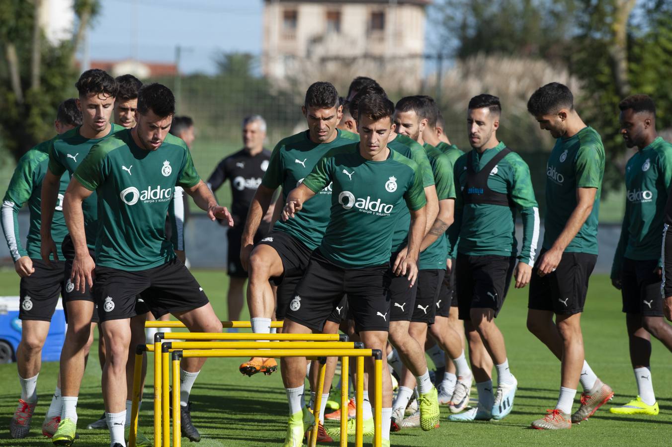 Fotos: El Racing prepara el partido ante el Girona