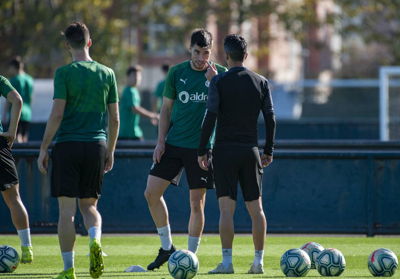 Fotos: El Racing prepara el partido ante el Girona