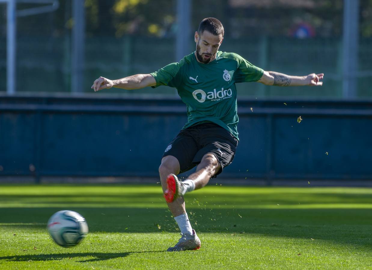 Fotos: El Racing prepara el partido ante el Girona
