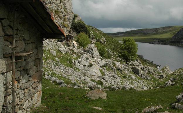 Vistas del lago Ercina desde las Reblagas.