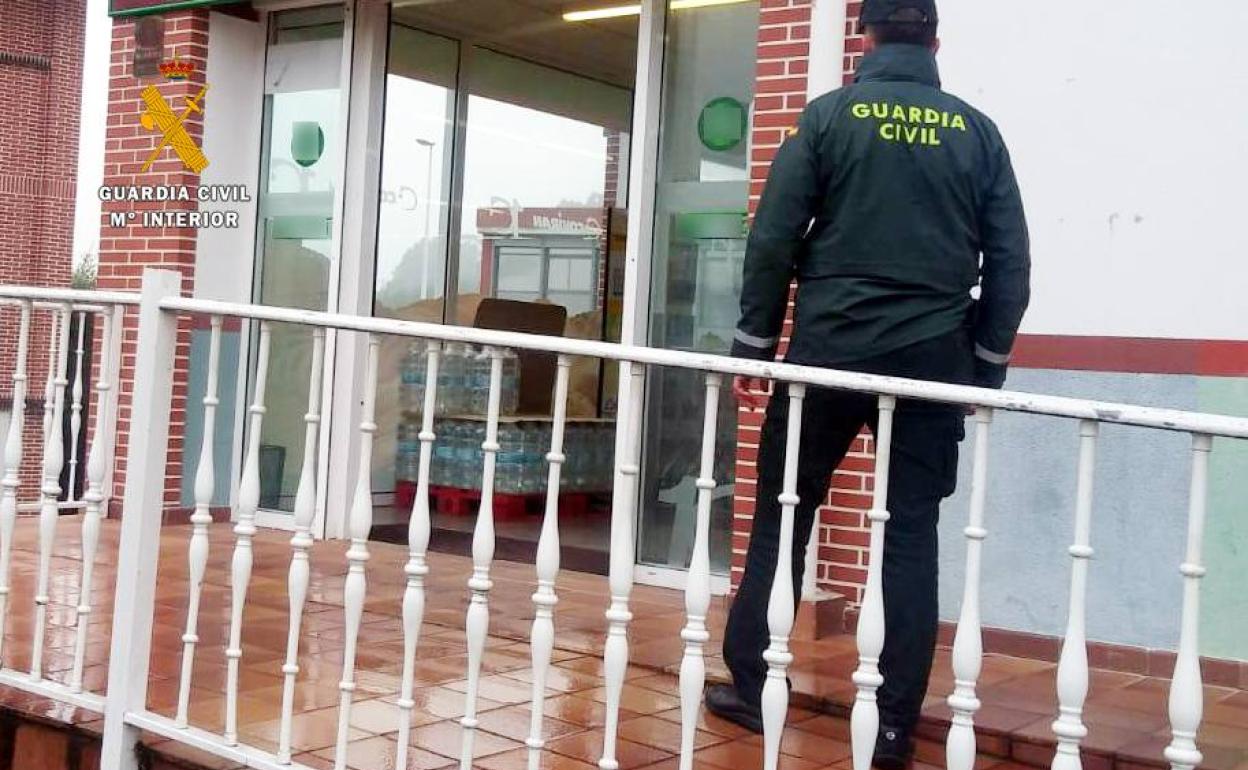 Supermercado donde se produjo el robo. 