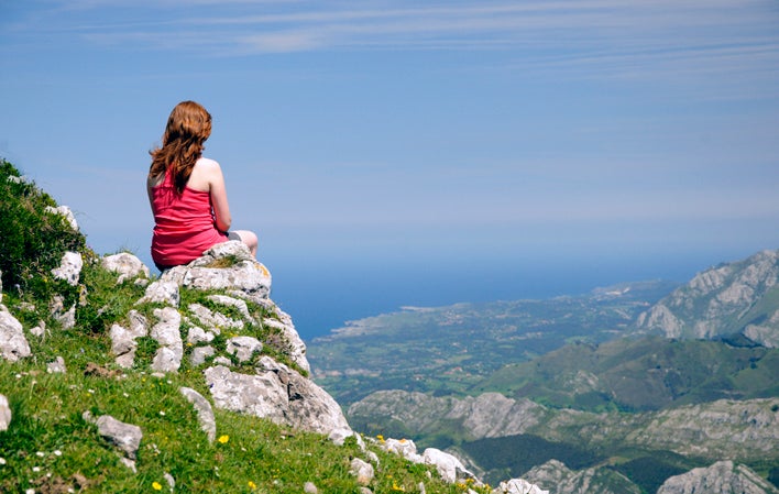 Fotos: Ruta hasta el Pico Pienzu para disfrutar de una gran panorámica de los Picos de Europa y la costa