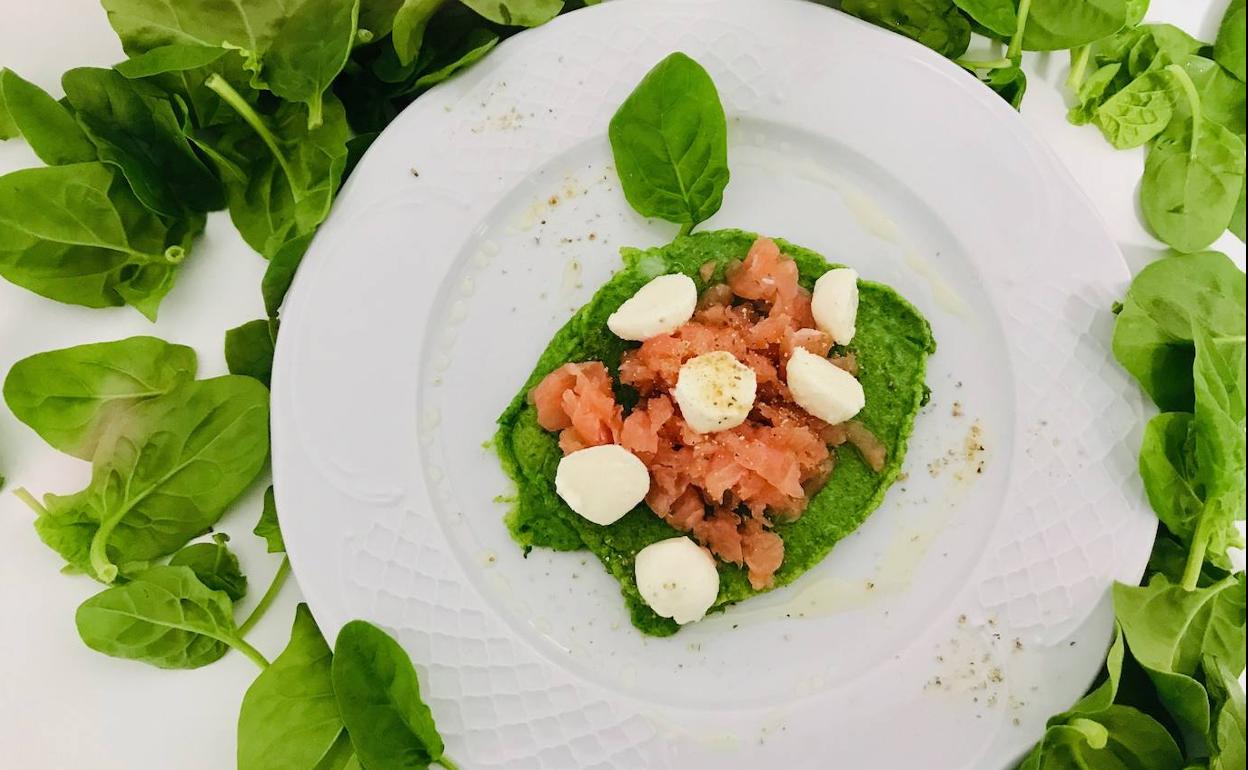 El plato final, ¡unas tortitas muy sabrosas y saludables!