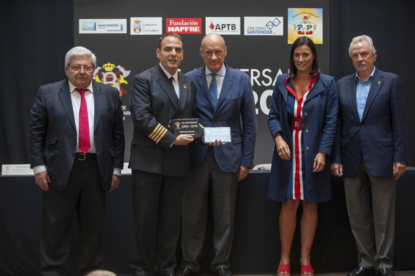 Fotos: El Real Cuerpo de Bomberos Voluntarios de Santander celebra su 125 aniversario