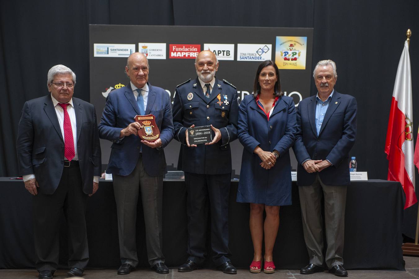 Fotos: El Real Cuerpo de Bomberos Voluntarios de Santander celebra su 125 aniversario