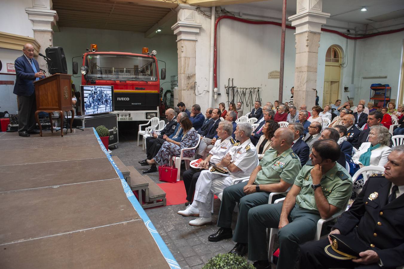Fotos: El Real Cuerpo de Bomberos Voluntarios de Santander celebra su 125 aniversario