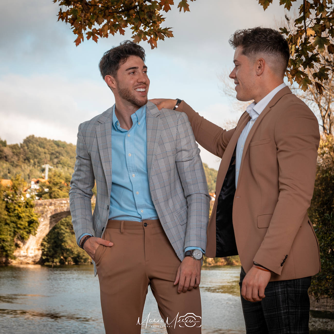 Nos colamos en una sesión del fotógrafo Mario Merín con los jóvenes cántabros Alejandro Núñez Santamaría y Luis Agüero como protagonistas