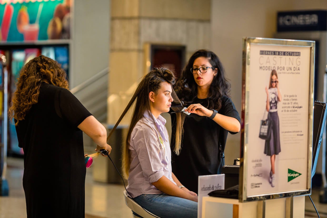 Ana Oliveira Rodrigues y Daniel Mesa Fernández ganaron la segunda edición del casting 'Modelo por un día' de El Corte Inglés y Cantabria DModa