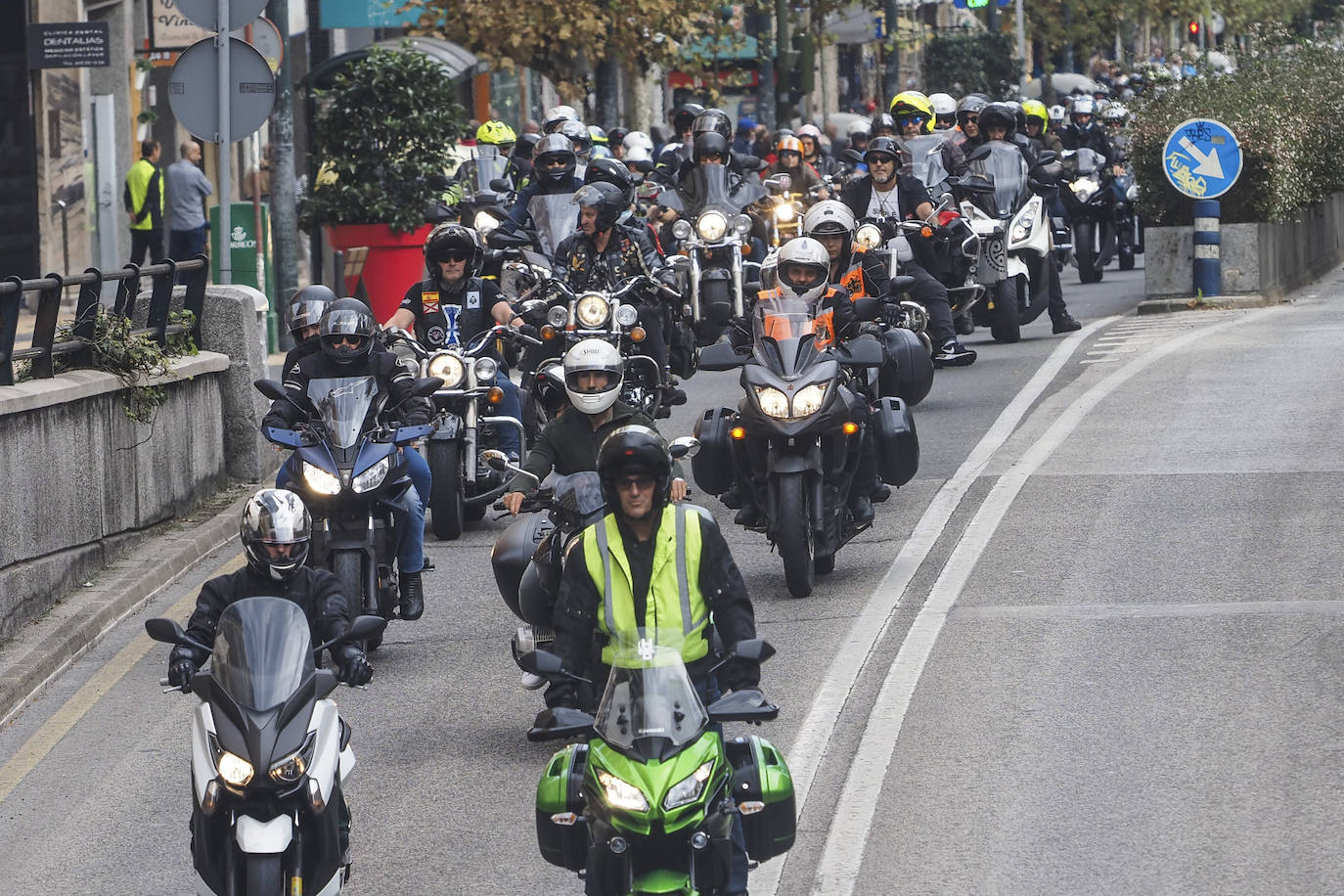 Fotos: La congregación de motoristas en Santander