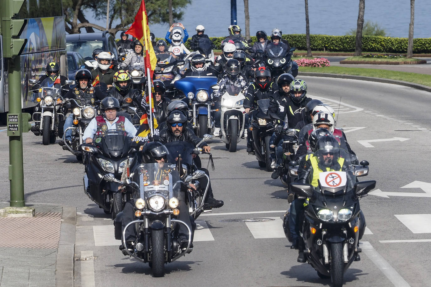 Fotos: La congregación de motoristas en Santander