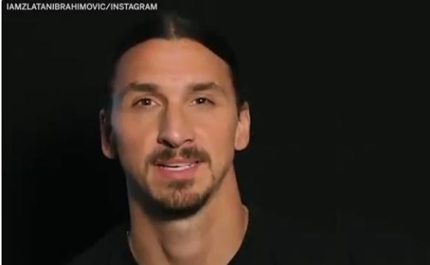 Zlatan Ibrahimovic en su vídeo