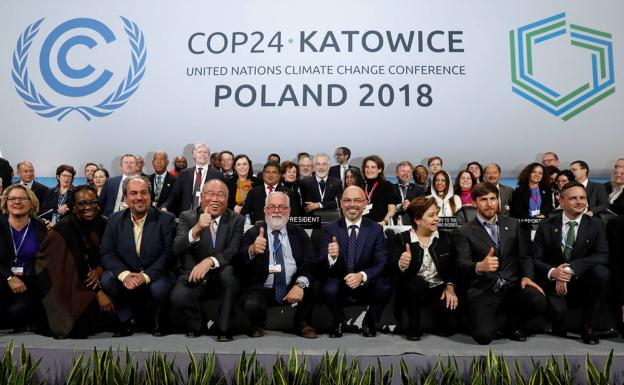 Participantes en la COP24, celebrada el año pasado en Polonia.