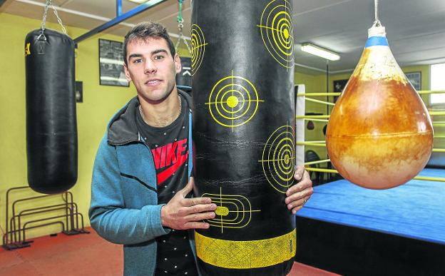 Sergio García, después de uno de sus entrenamientos en el gimnasio Kronk de Torrelavega.