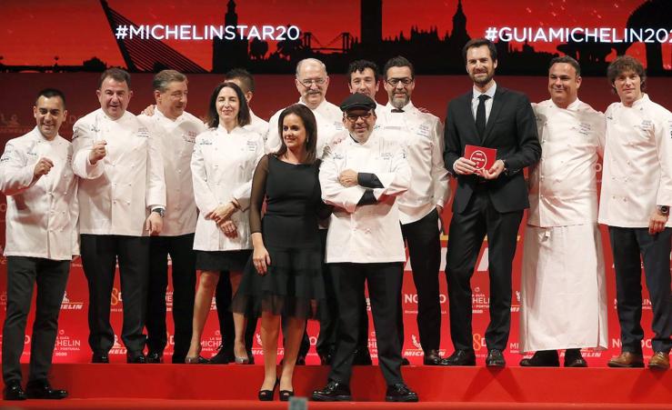 Las mejores imágenes de la gala de la Guía Michelín