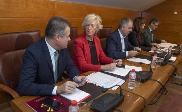 Marina Lombó, durante su comparecencia parlamentaria de este viernes.