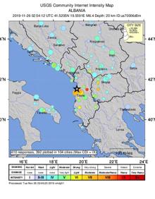 Imagen secundaria 2 - Asciende a 40 el número de víctimas mortales por el terremoto en Albania