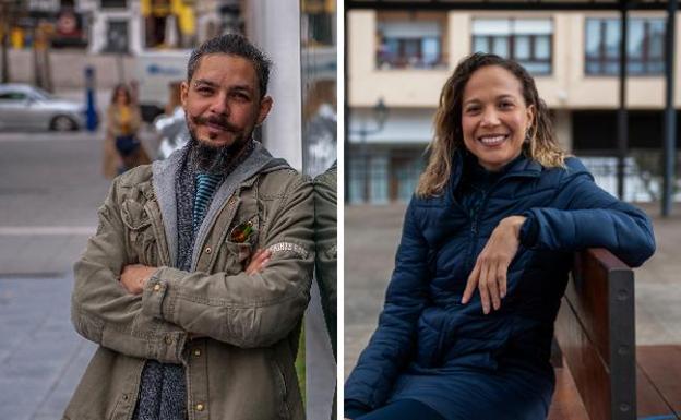 Raúl Bastida y Nedys Natalia Aparicio, dos refugiados venezolanos que tuvieron que abandonar su país.