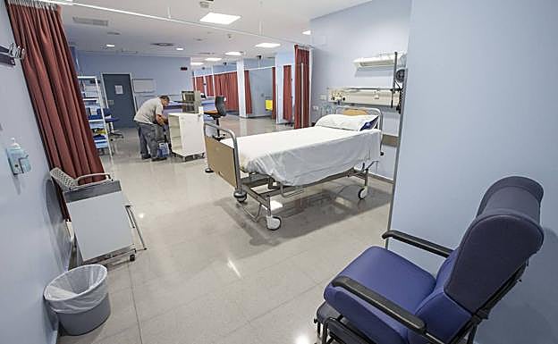 Área de observación del Servicio de Urgencias del Hospital Valdecilla. 