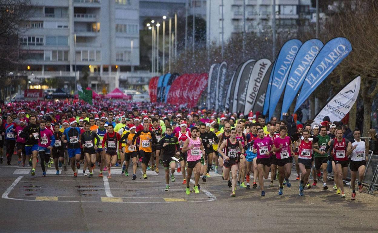 La 39 edición de la San Silvestre de Santander espera superar el récord de 5.200 personas