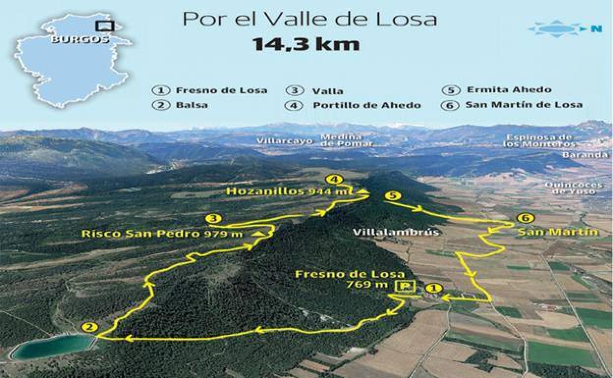 Por el Valle de Losa: Risco de San Pedro