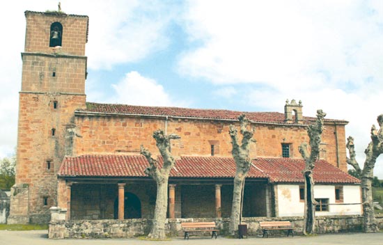 Iglesia de San Mamés, en la localidad de Navajeda.