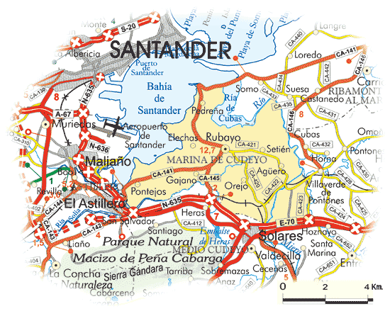 Núcleos de población | Marina de Cudeyo | Cantabria 102 Municipios