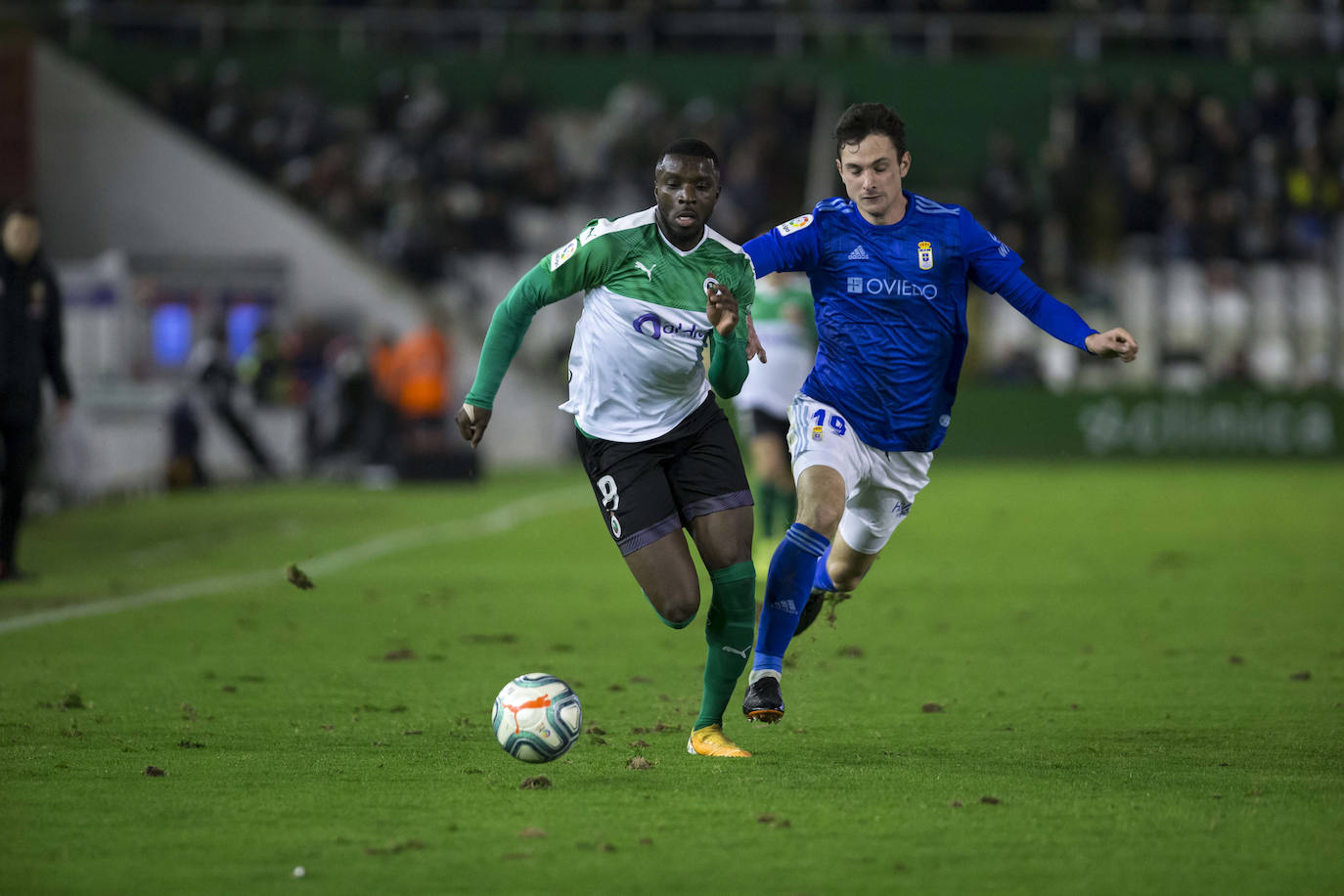 Fotos: Los momentos del Racing-Oviedo