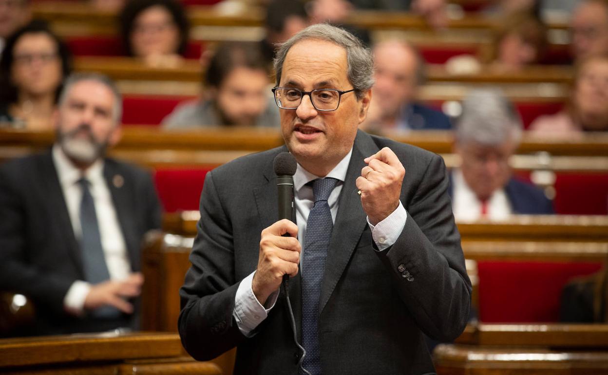 El presidente de la Generalitat , Quim Torra.