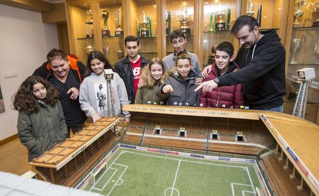 La maqueta del antiguo campo está ubicada en el museo.