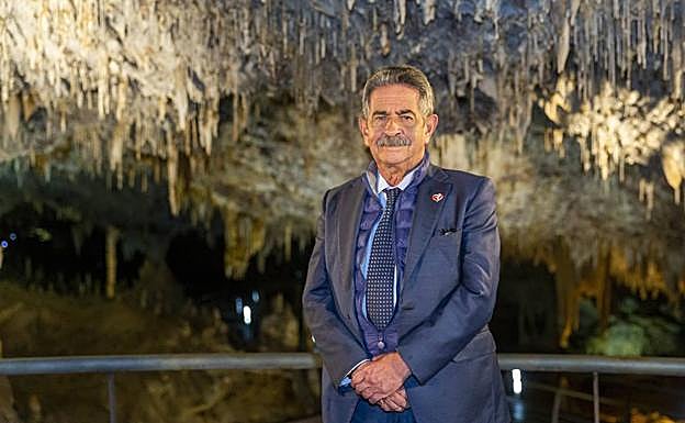 Revilla dio su mensaje navideño desde El Soplao.