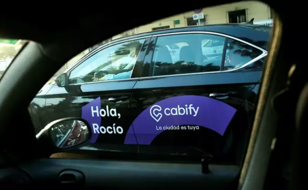 Un vehñiculo VTC de Cabify.