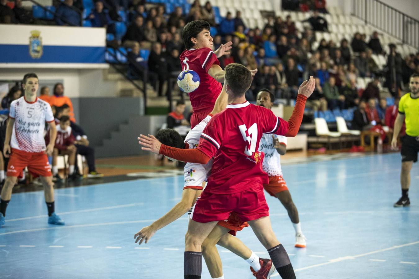 Partido entre la selección cántabra cadete masculina y la de Murcia