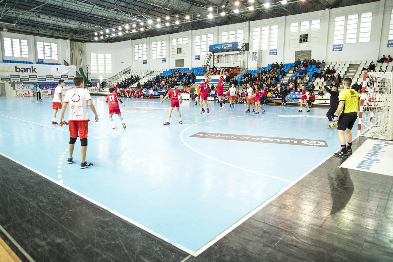 Partido entre la selección cántabra cadete masculina y la de Murcia