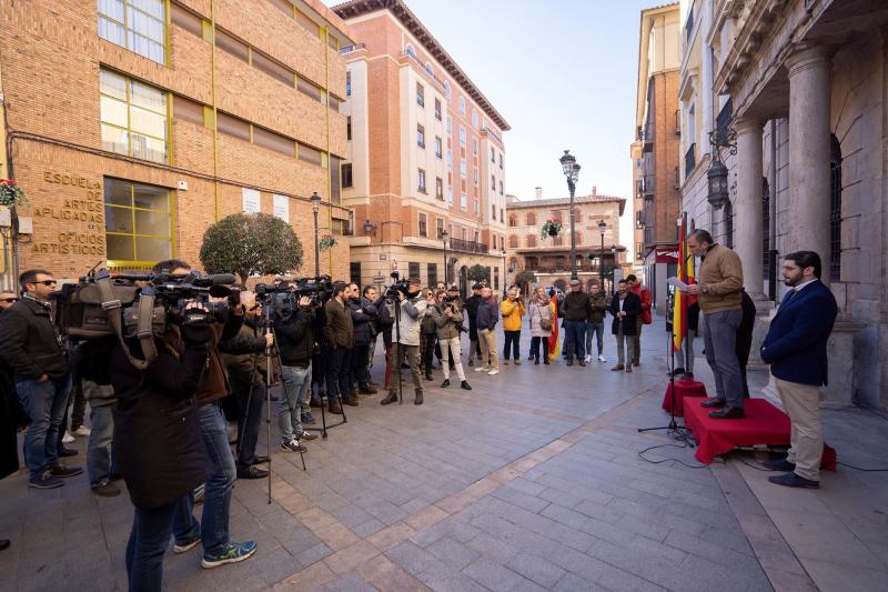 Concentración de Vox en Teruel.