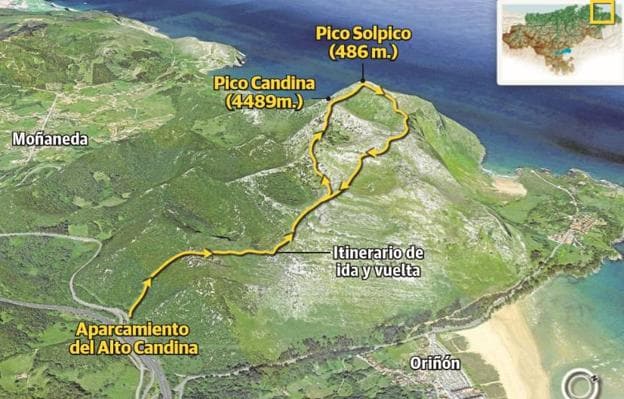 La ruta tiene 8 kilómetros de recorrido.