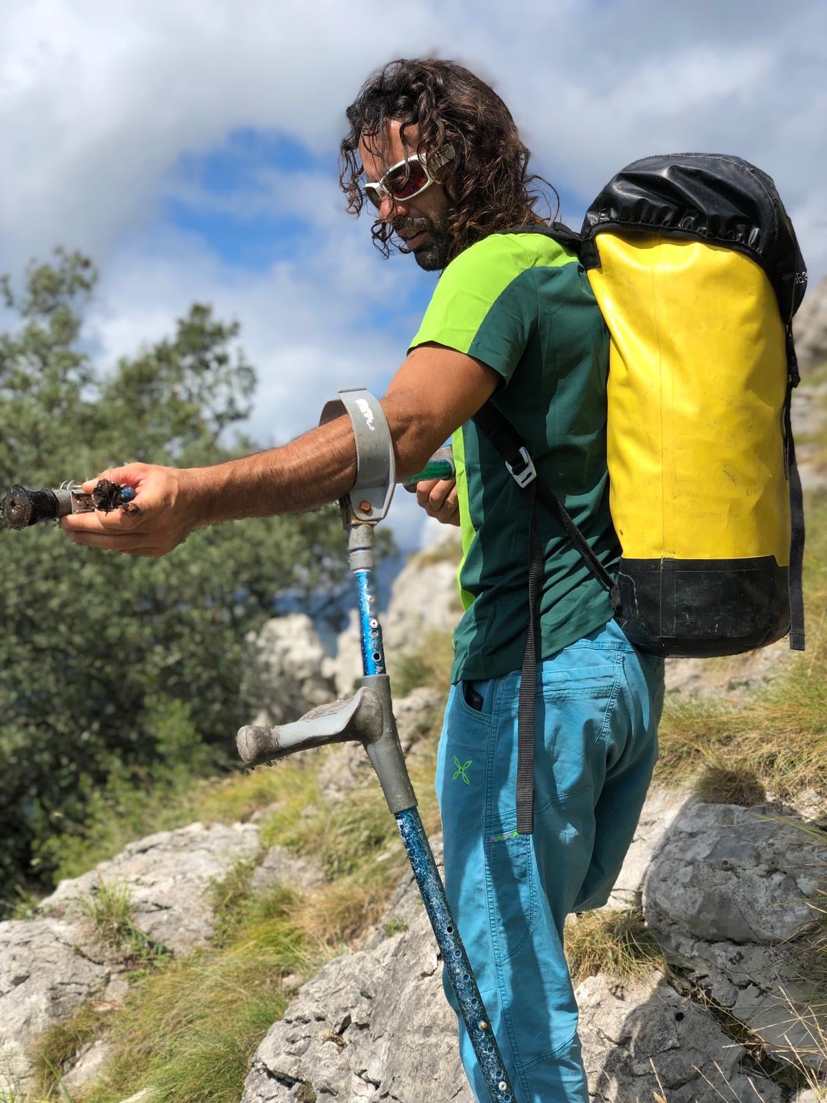 Fotos: La increíble historia de superación de Urko Carmona: perder una pierna a los 16 y convertirse en guía de escalada a los 38