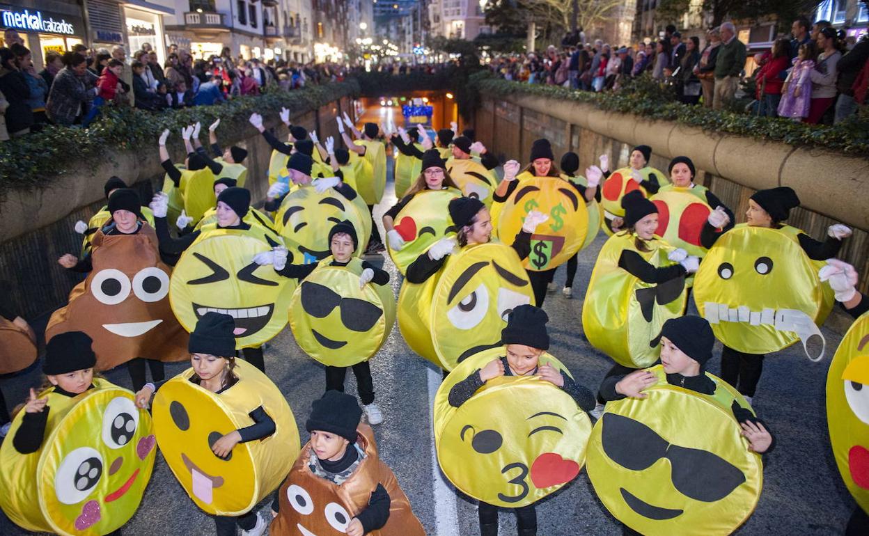 Una de las agrupaciones que participó en el Carnaval de 2019.