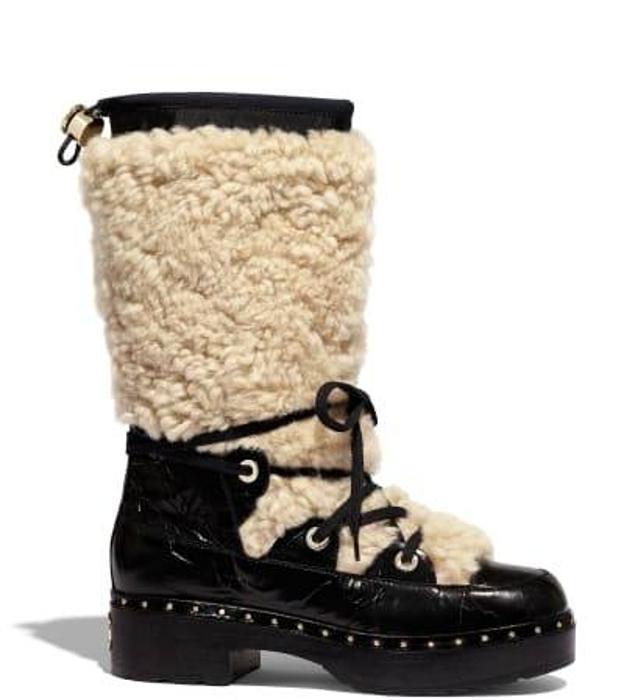 El modelo de botas de Chanel. 