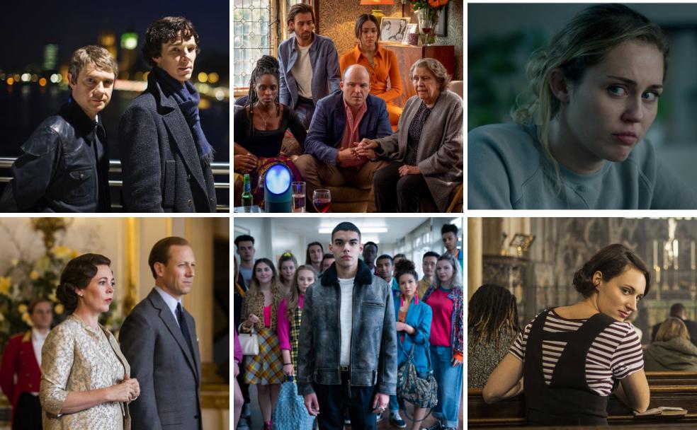 'Sherlock', 'Years and Years', 'Black Mirror', 'The Crown', 'Sex Education' y 'Fleabag'.