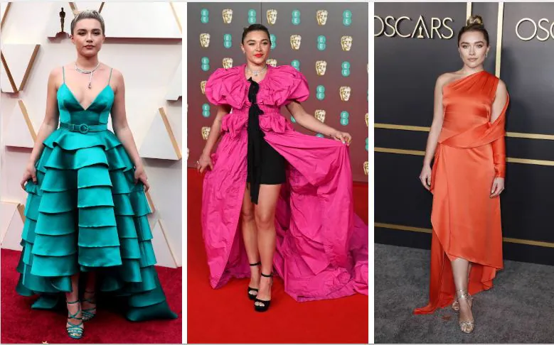 Premios Oscar 2020: Las peor vestidas de los Oscar 2020- Florence Pugh, de Louis  vuitton, Moda