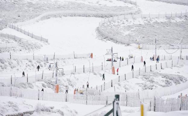 Imangen de Béjar-La Covatilla, durante uno de sus primeros días de la temporada del pasado año. 