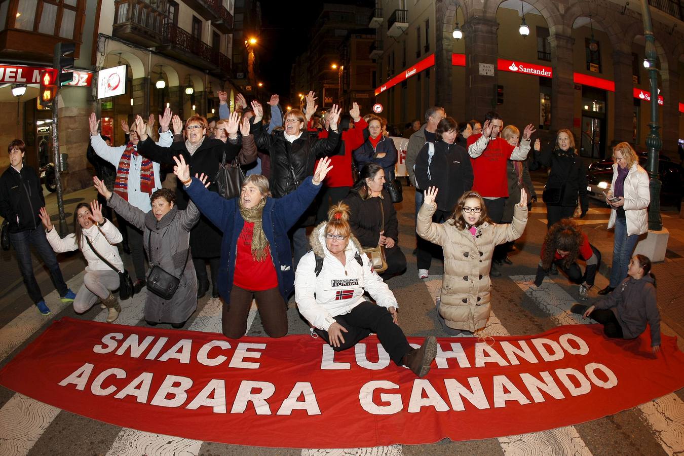 Manifestación "de los viernes". Febrero de 2014.