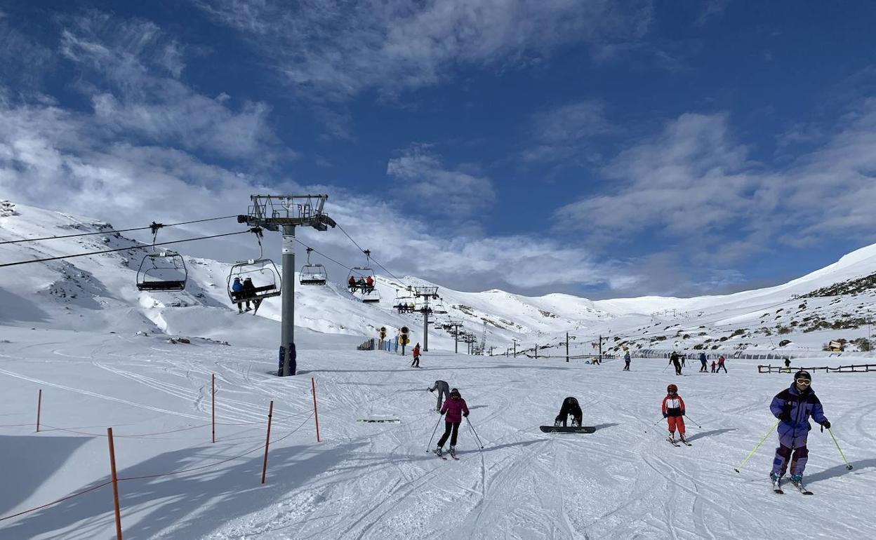 Imagen de esta temporada de esquí en Alto Campoo.