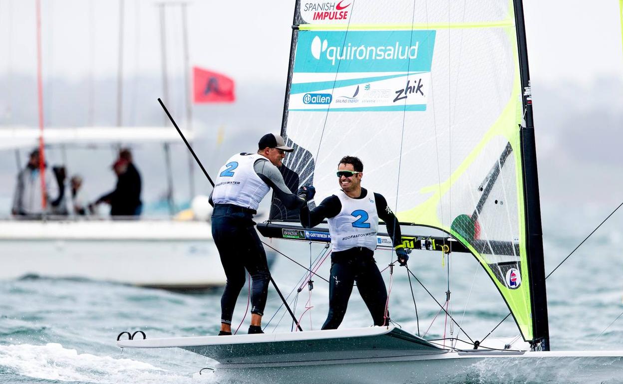 Diego Botín, subcampeón del mundo de 49er